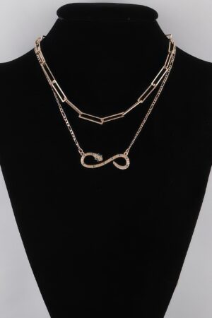 Infinity Snake Pendant Necklace – Twined Motif