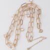 Beaded Rhinestone Chain Necklace - 16-inch Sparkle