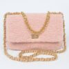 Faux Fur Shoulder Bag with Mixed-Metal Accents
