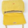 Faux Fur Shoulder Bag with Mixed-Metal Accents