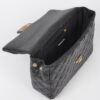 Quilted Faux Leather Flap Backpack - Structured Flap