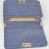 Quilted Denim Shoulder Bag - Mixed Metal Hardware
