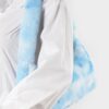 Tie-Dye Faux Fur Shoulder Bag with Vibrant Swirl
