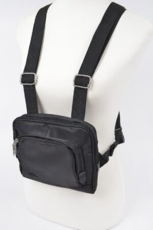 Compact Nylon Combo Sling Bag – Dual Pouch