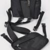 Compact Nylon Combo Sling Bag - Dual Pouch