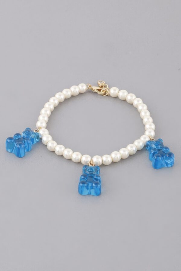 Multi Gummy Bear Charm Bracelet - Playful, Lightweight