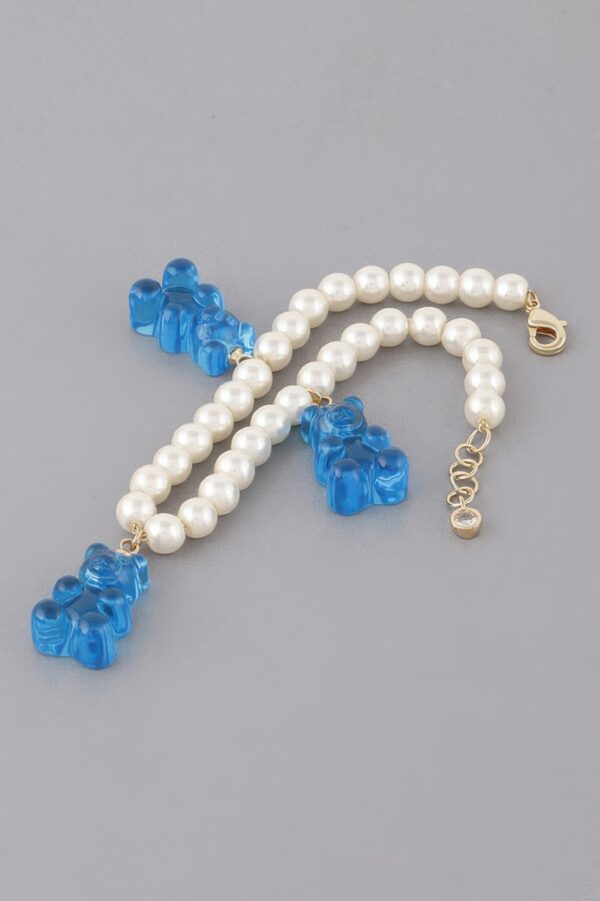 Multi Gummy Bear Charm Bracelet - Playful, Lightweight