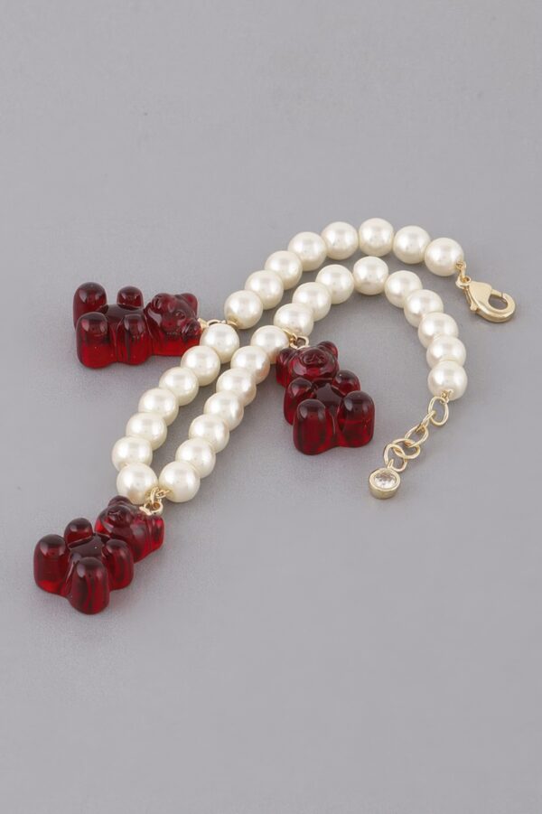 Multi Gummy Bear Charm Bracelet - Playful, Lightweight