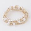 Multi-Bead & Stone Accent Stackable Bracelet