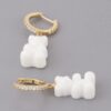 Gummy Bear Drop Earrings - Playful Charm Drops