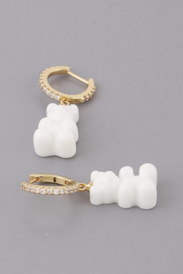 Gummy Bear Drop Earrings - Playful Charm Drops