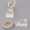 Gummy Bear Drop Earrings - Playful Charm Drops