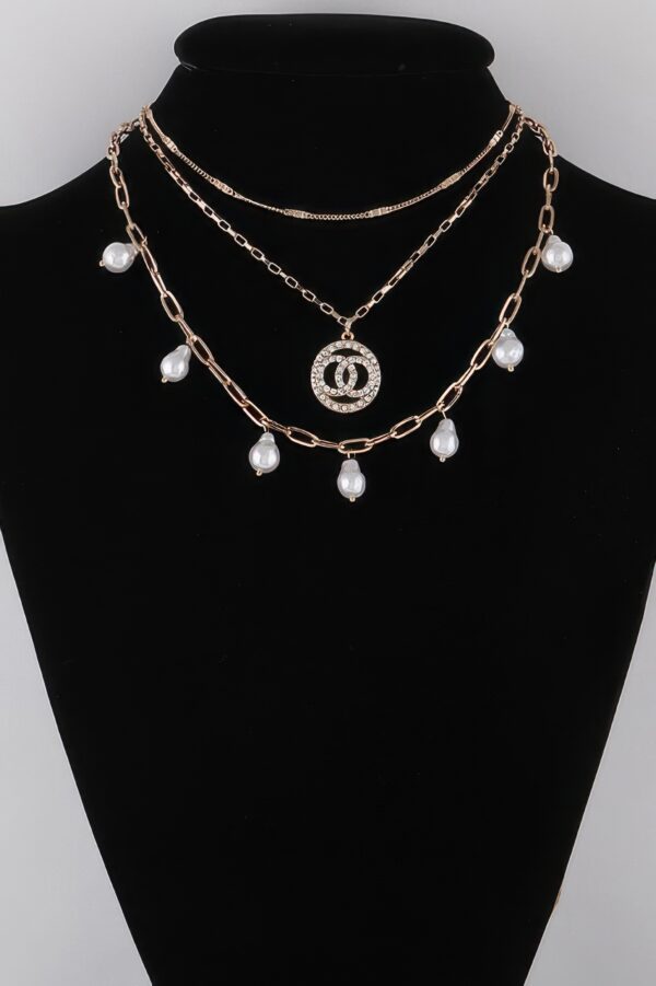 Stone-Accent Chain Necklace for Layering – 14-inch