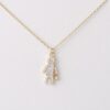 Shopper Pendant Necklace with Jeweled Accents