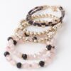 Multi Bead Crystal Bracelet - Layered Beadwork