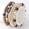 Multi Bead Crystal Bracelet - Layered Beadwork