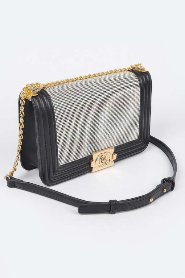 Rhinestone Crossbody Bag - Sparkle Evening Bag