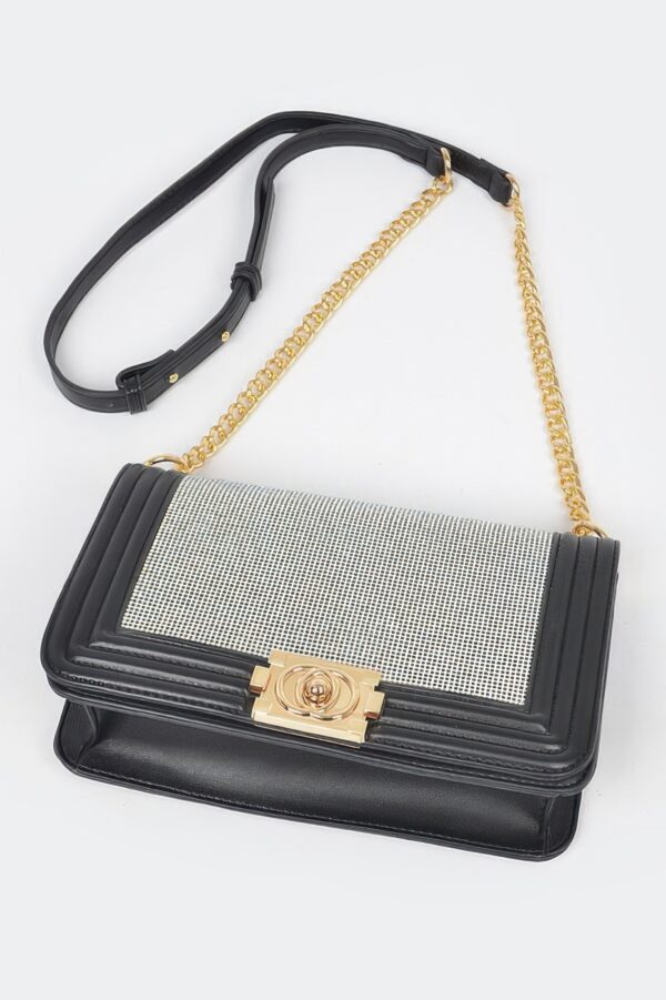 Rhinestone Crossbody Bag - Sparkle Evening Bag