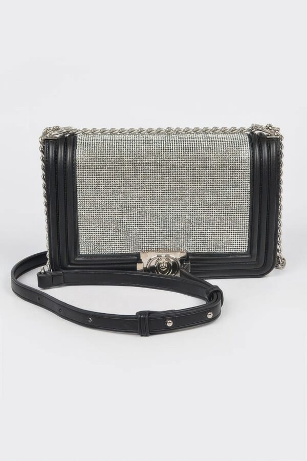Rhinestone Crossbody Bag - Sparkle Evening Bag