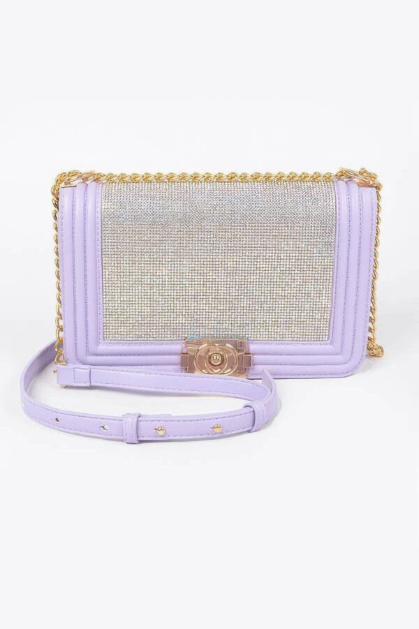 Rhinestone Crossbody Bag - Sparkle Evening Bag