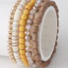 Multi-Bead Crystal Bracelet with Decorative Accents