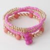 Gummy Bear Charm Bracelet - Multi-Color Charms