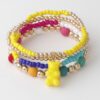 Gummy Bear Charm Bracelet - Multi-Color Charms