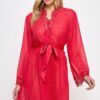 Vivian Draped Robe - Lightweight Lounging Layer