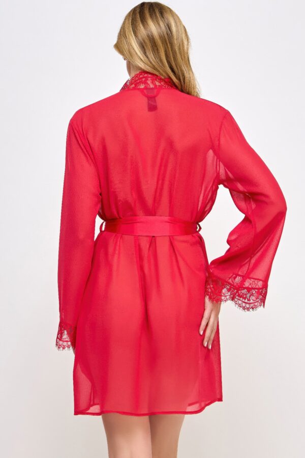 Vivian Draped Robe - Lightweight Lounging Layer