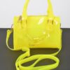 Transparent Mini Duffle Bag with Acrylic Chain