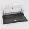 Clear Rhinestone Bag with Link Chain Strap