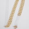 Transparent Chain-Accent Belt - Clear PVC & Iron