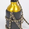 Water Bottle Chain Bag - BPA-Free PU Carrier with Chain Strap