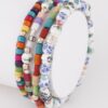 Nature-Inspired Beaded Bracelet with Decorative Accents