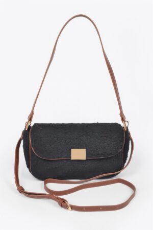 Plush Faux Fur Shoulder Bag – Compact Silhouette