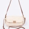 Plush Faux Fur Shoulder Bag - Compact Silhouette