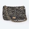 Sequined Flap Shoulder Bag – Compact Evening Bag