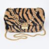 Faux Zebra Fur Shoulder Bag – Compact Statement