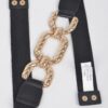 Metal Buckle Elastic Belt - 1.6in Sleek Waistband