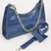 Faux Croc Chain Crossbody with AirPod Purse