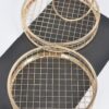 Round Wire-Frame Clutch - Metal Evening Bag