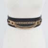 Layered Chain Elastic Waist Belt – 2.5 inches