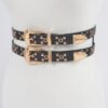 Two-in-One Studded Waist Belt – Layered Accent