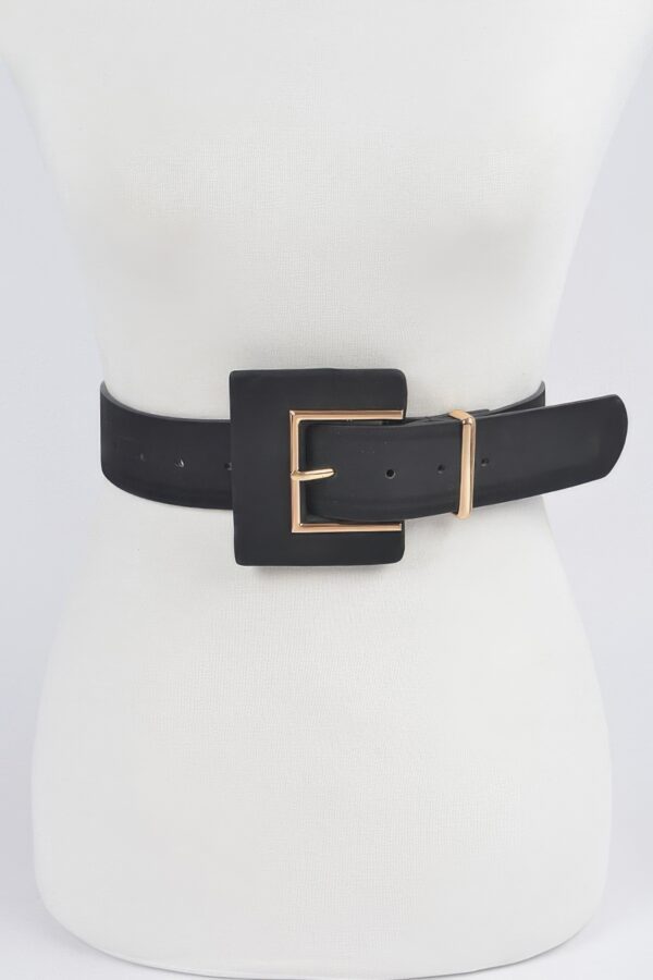 Faux Suede Belt – Soft Textured Polyurethane