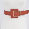 Faux Suede Belt - Soft Textured Polyurethane