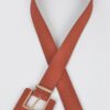 Faux Suede Belt - Soft Textured Polyurethane