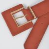 Faux Suede Belt - Soft Textured Polyurethane