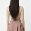 High-Waist Pleated Mini Skirt - Structured Pleats