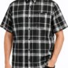 Checkered Button-Down Short Sleeve Shirt – Oldschool Pattern