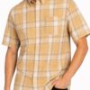 Checkered Button-Down Short Sleeve Shirt - Oldschool Pattern